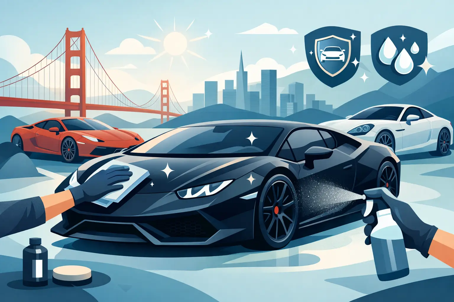 Ceramic Coating Maintenance for Bay Area Cars