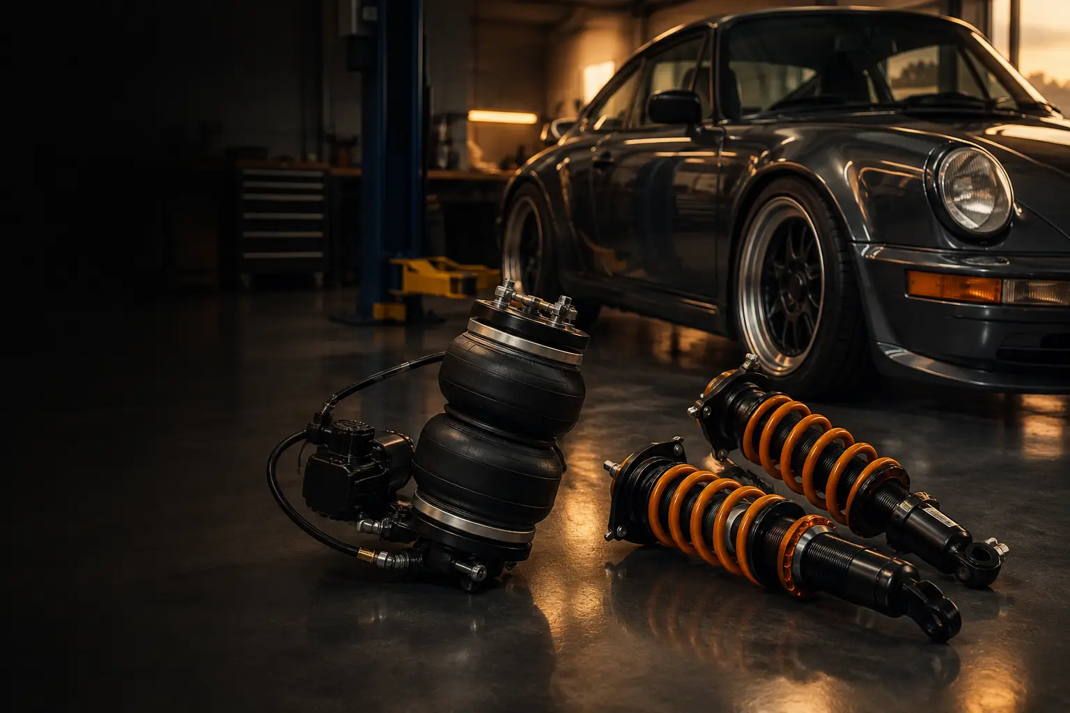 Air Suspension Versus Coilovers Compared