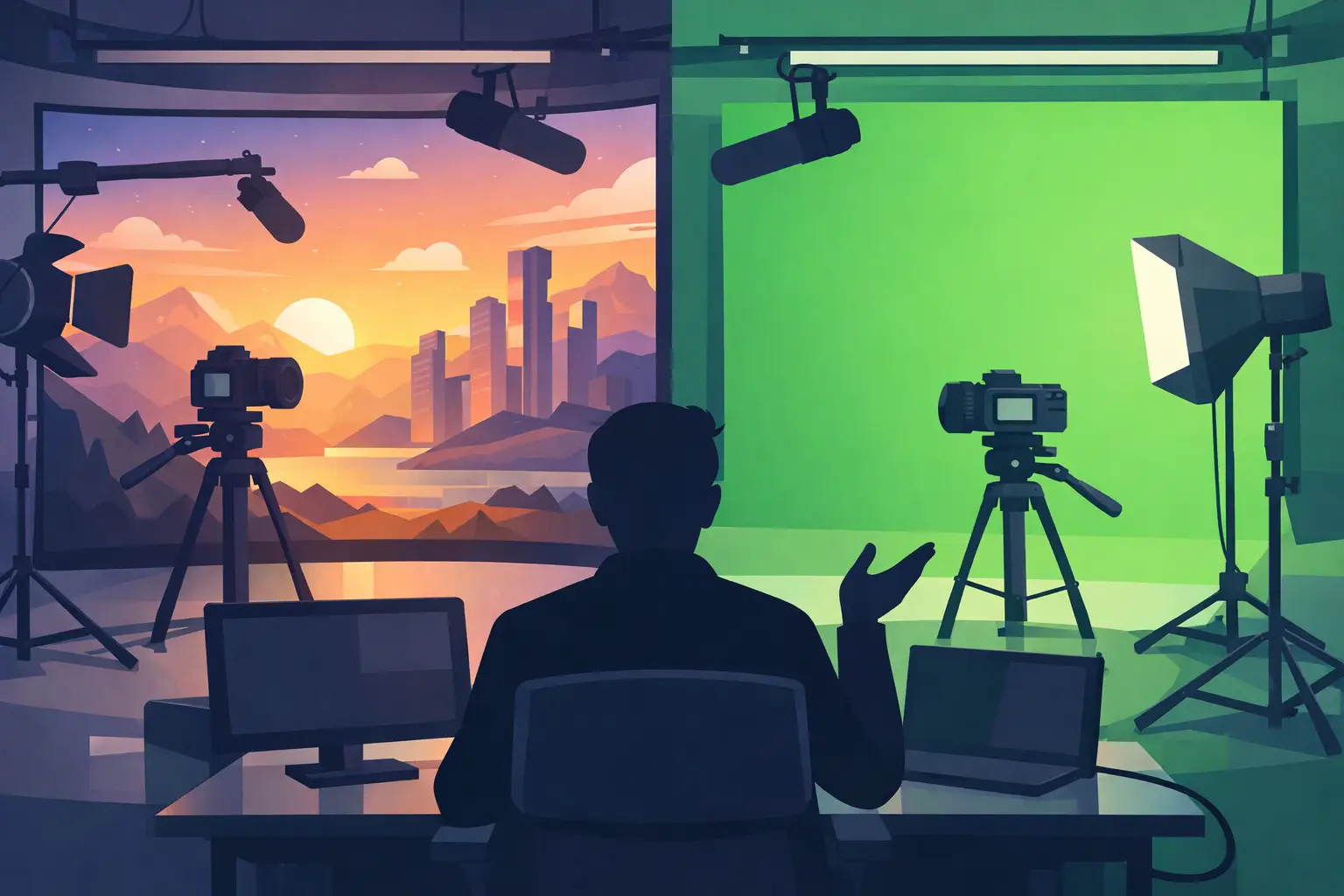 LED Wall Versus Green Screen for Your Shoot