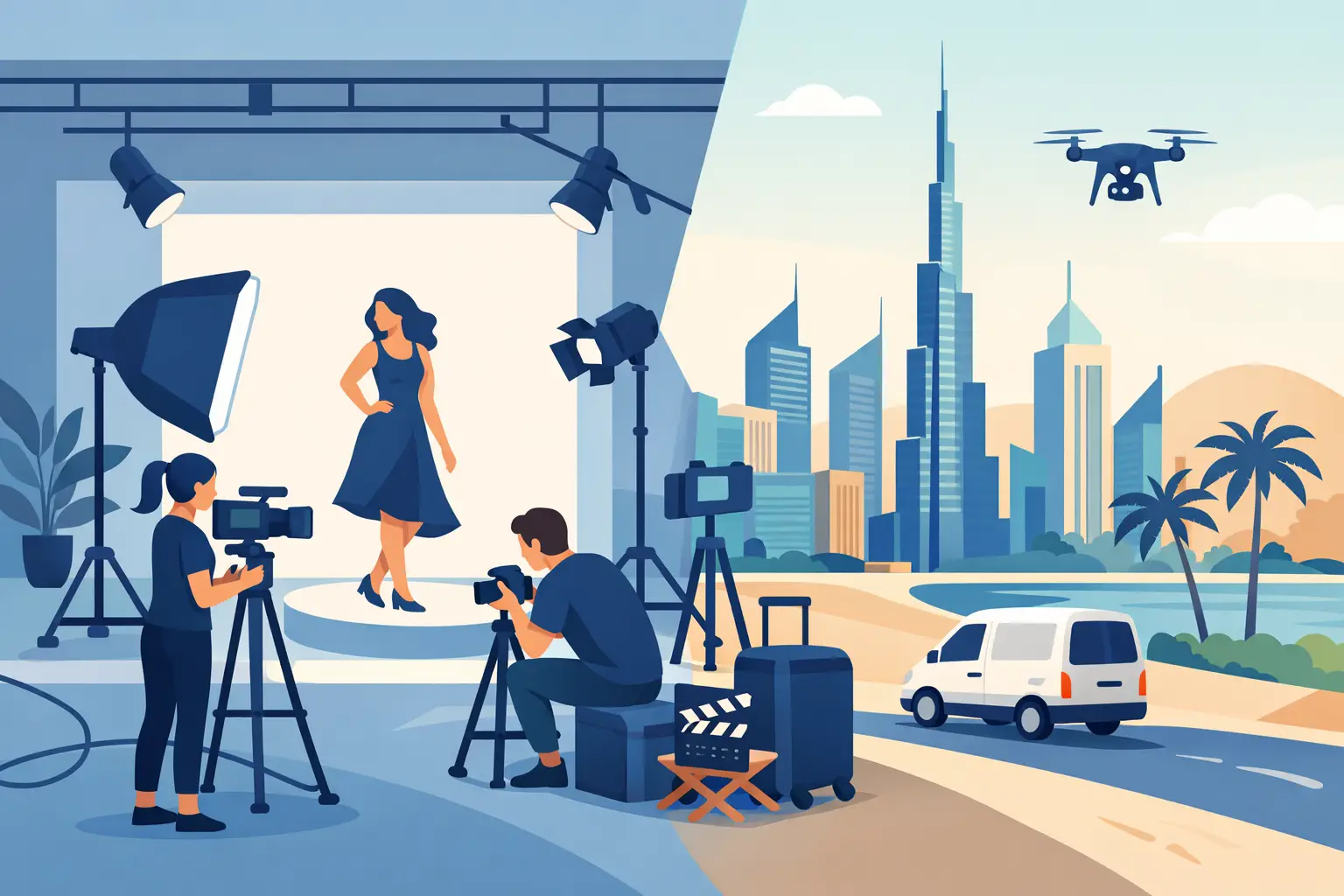 Studio Rental in Dubai That Keeps Shoots Moving