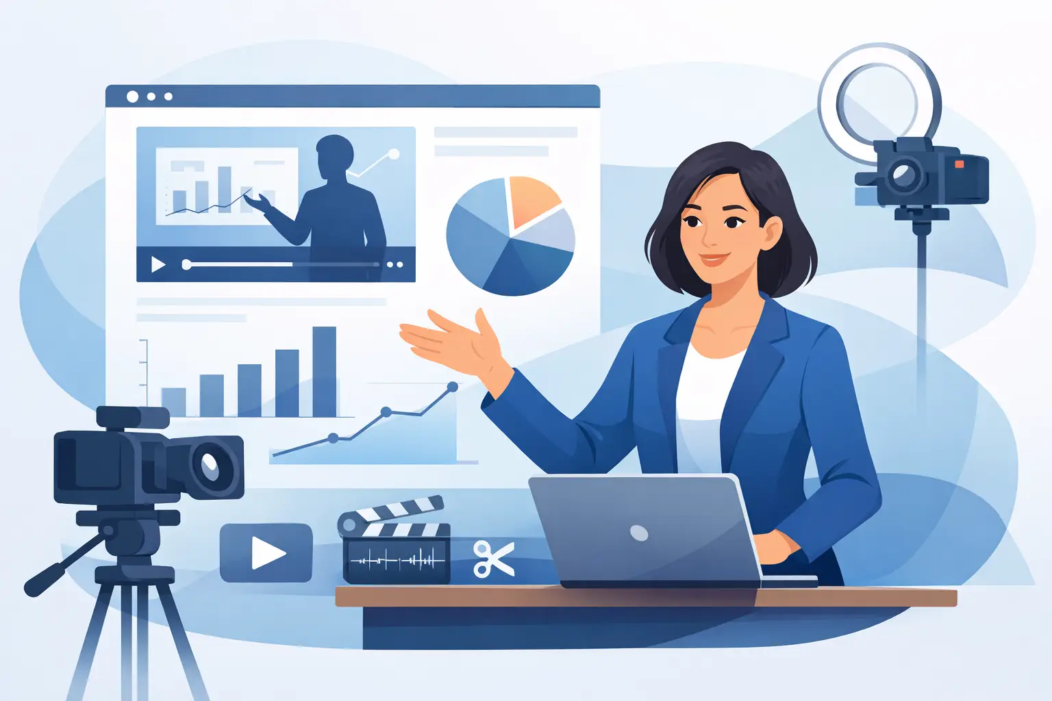 Presentation Video Service for Fast, Polished Talks