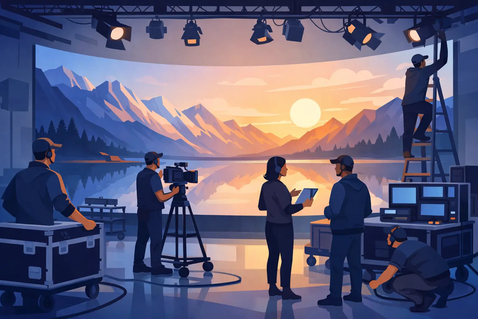 LED Volume Rental for Productions That Move Fast