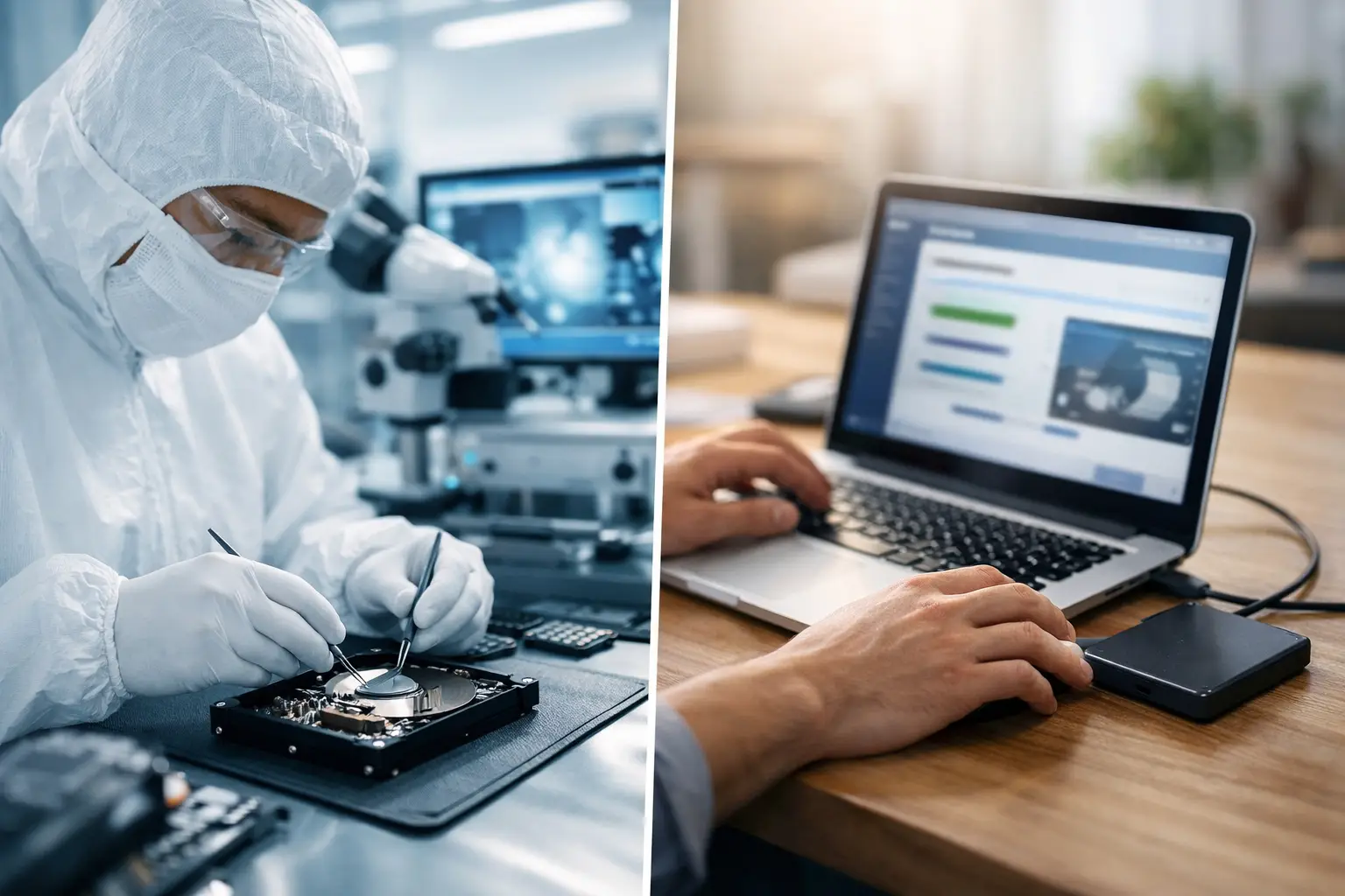 Cleanroom Recovery Versus Software: Which Works?