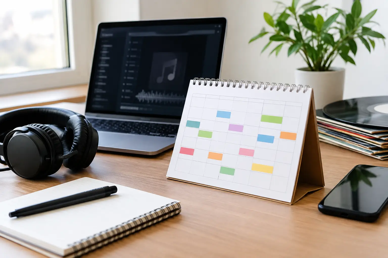 Come organizzare il calendario uscite musicali