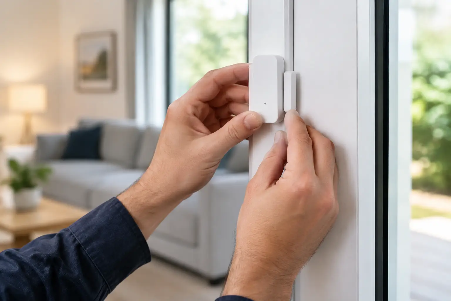How to install a wireless door sensor correctly and safely