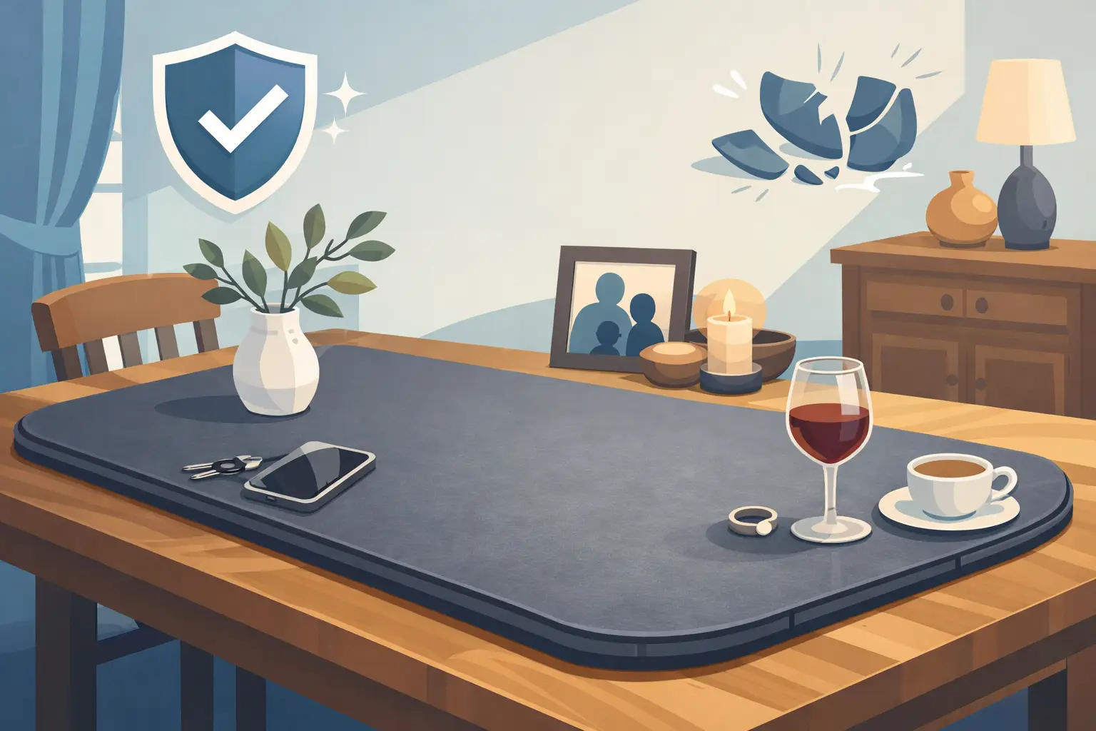 Custom Table Pads That Protect What Matters