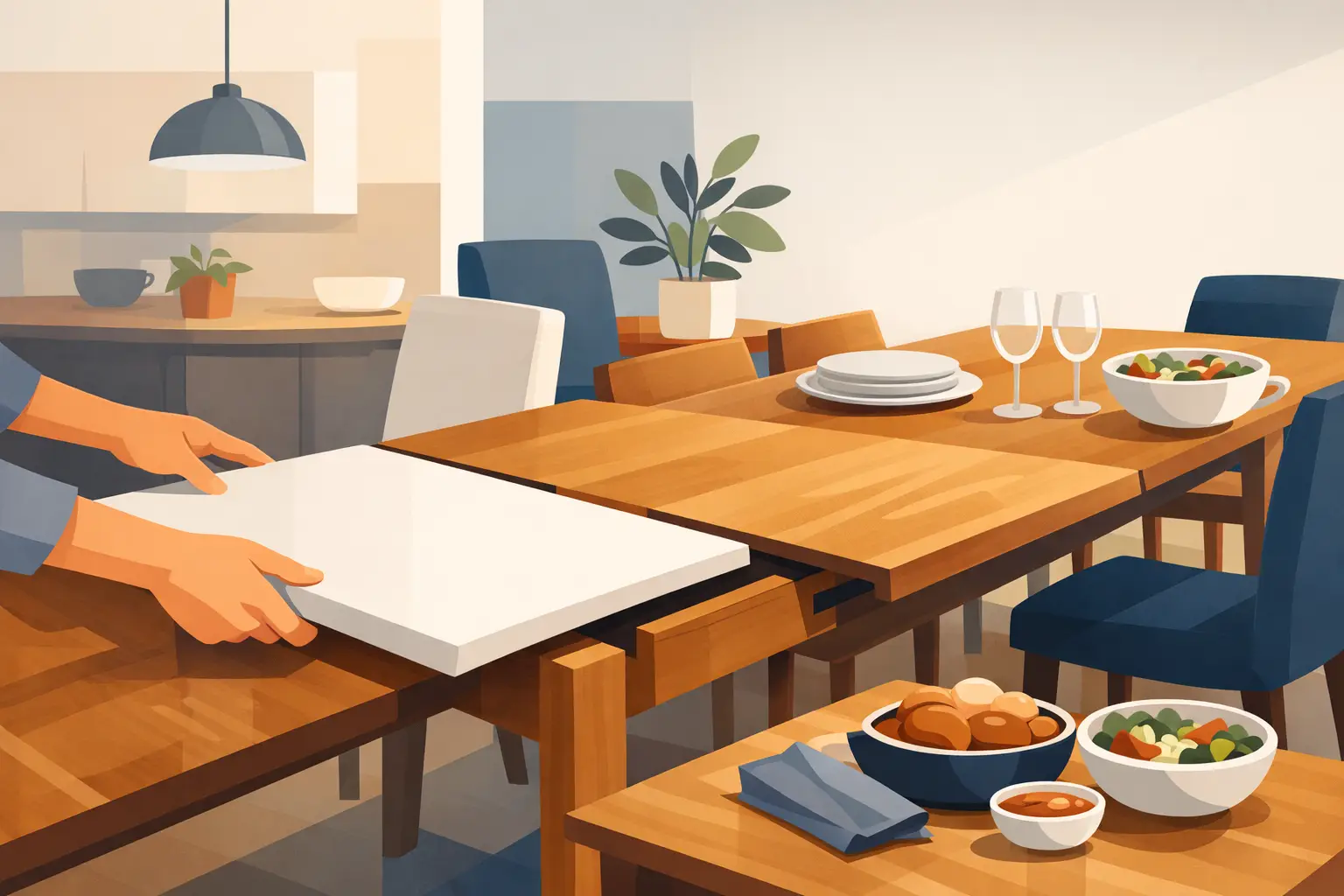 Table Extensions for More Room at Every Meal