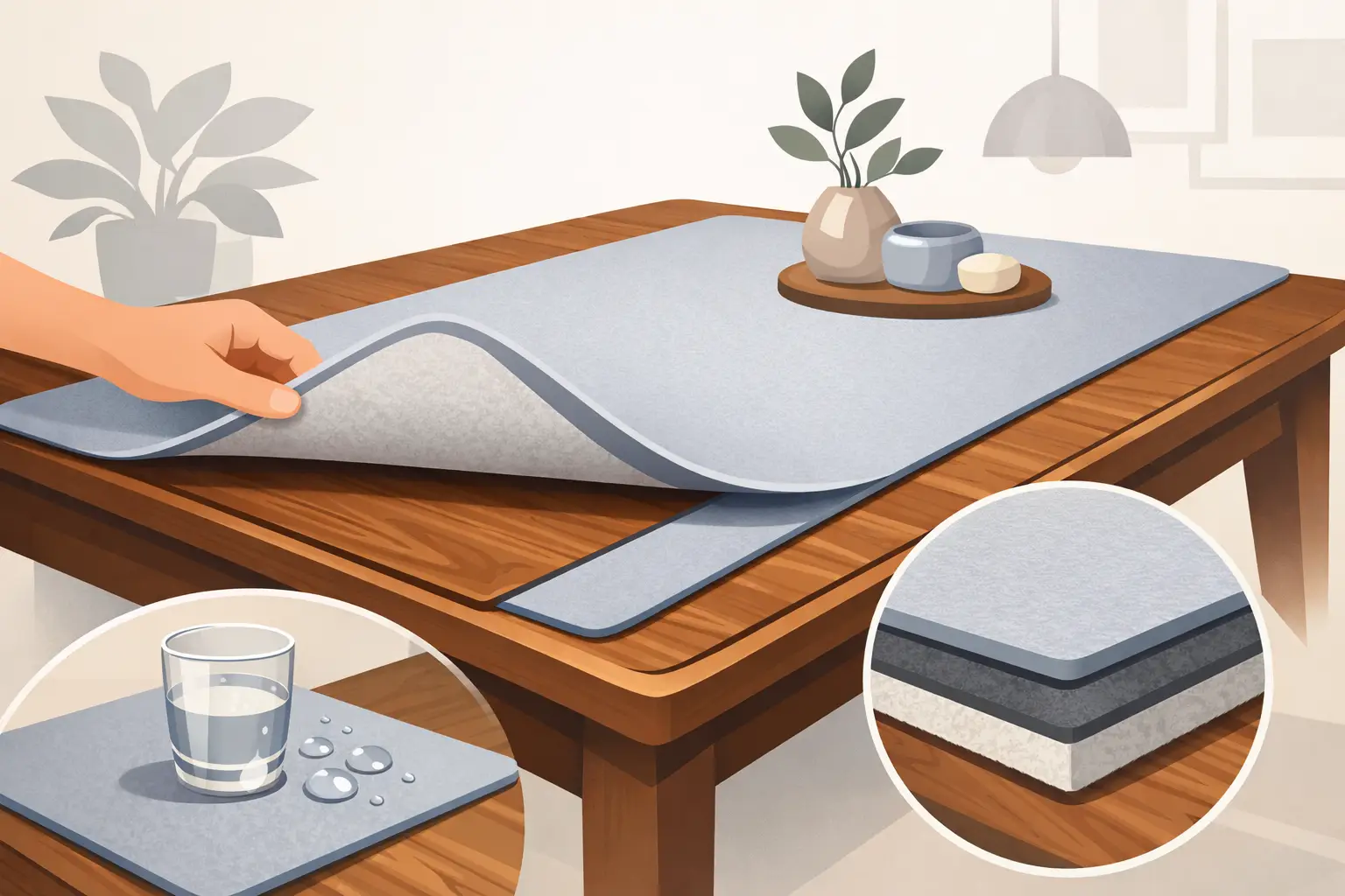 Table Pads That Protect the Tables You Love