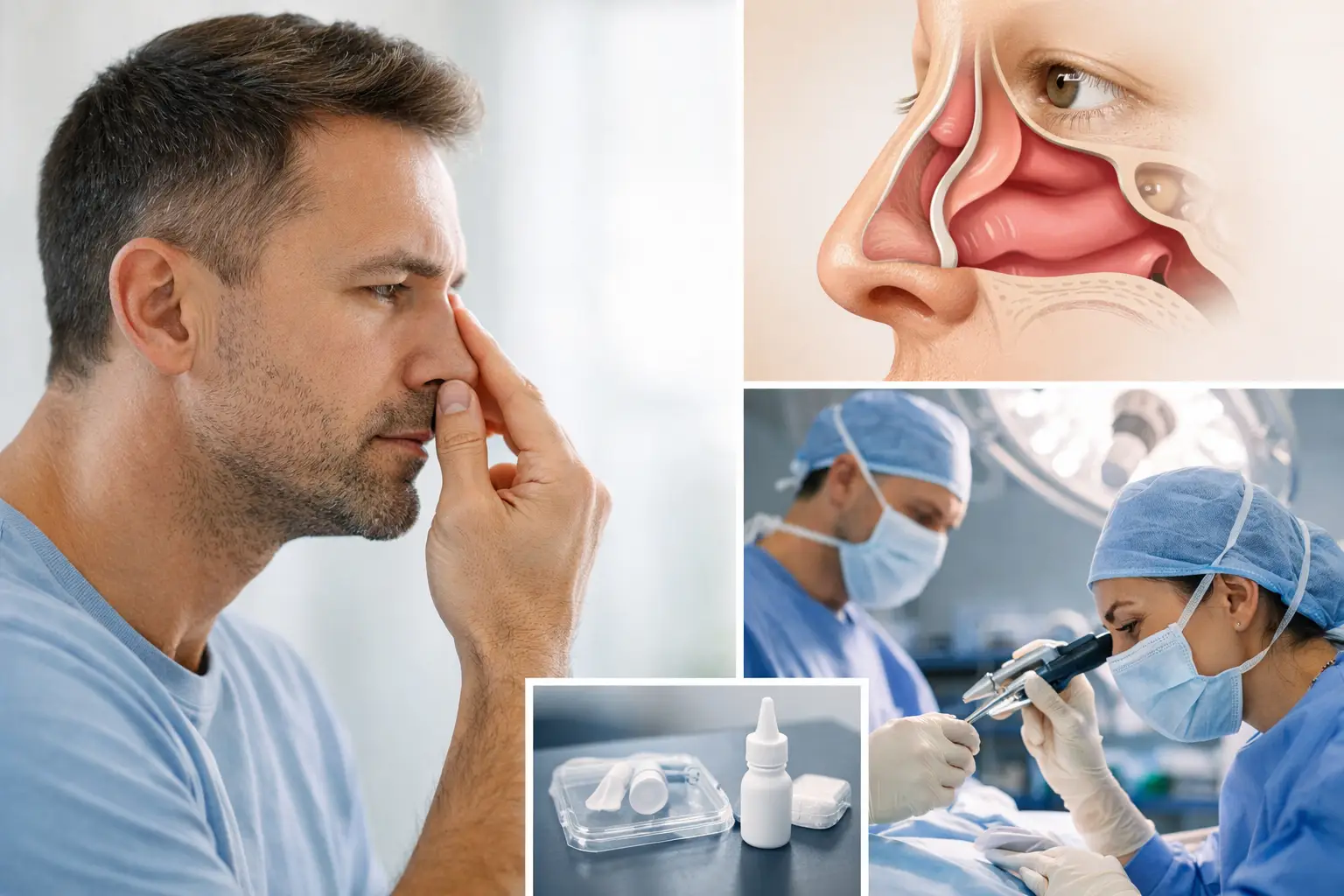 Tratamento para desvio septal: opções reais