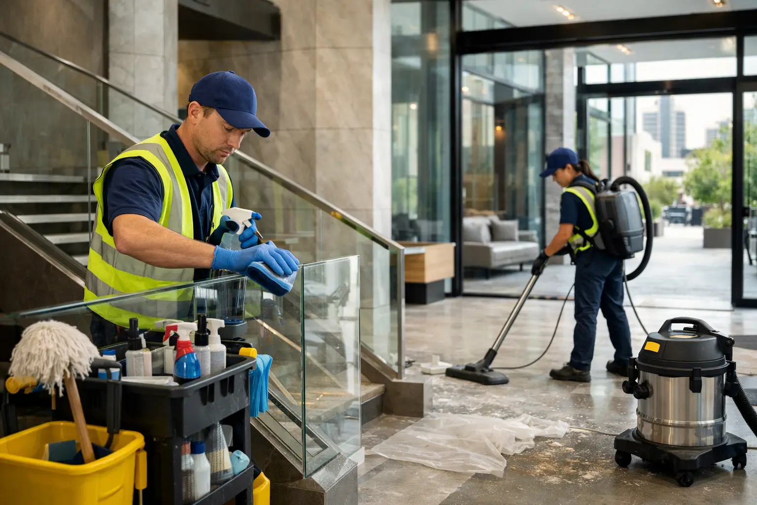 Post-construction cleaning in Montreal