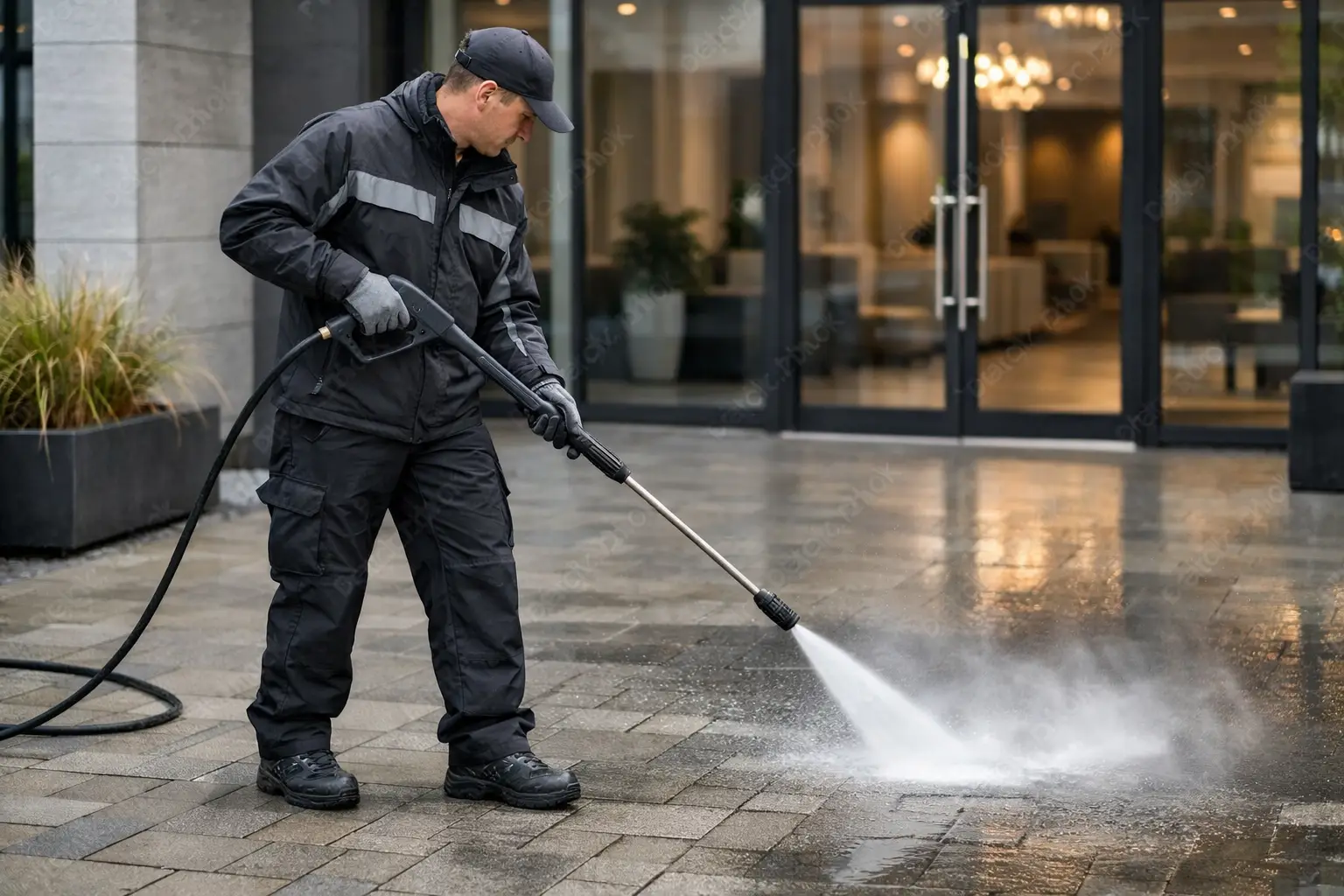 Quand faire un lavage pression commercial ?