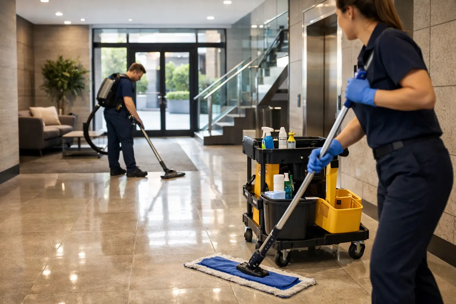 Effective commercial building cleaning services