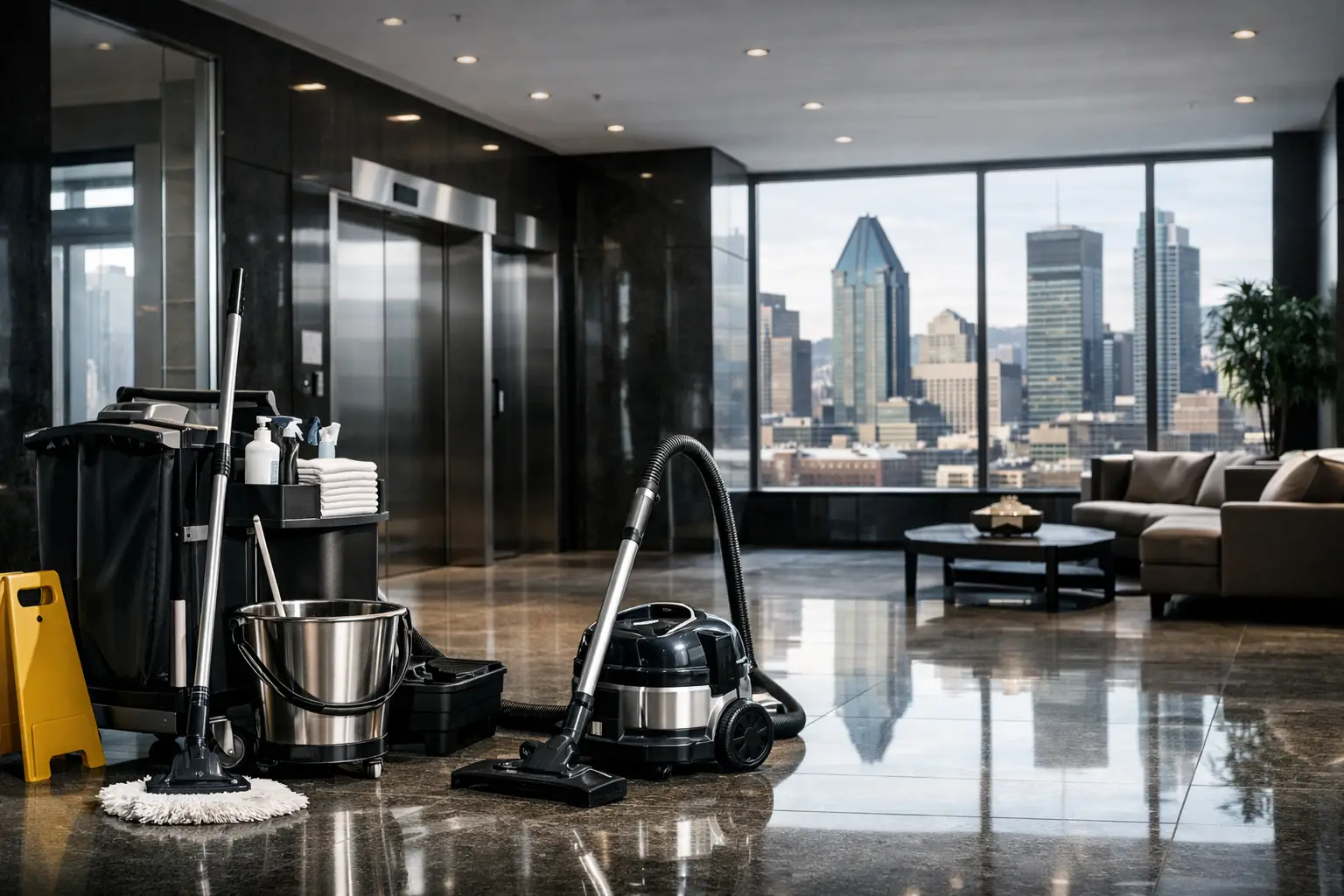 Planning Residential Common-Area Cleaning in Downtown Montreal