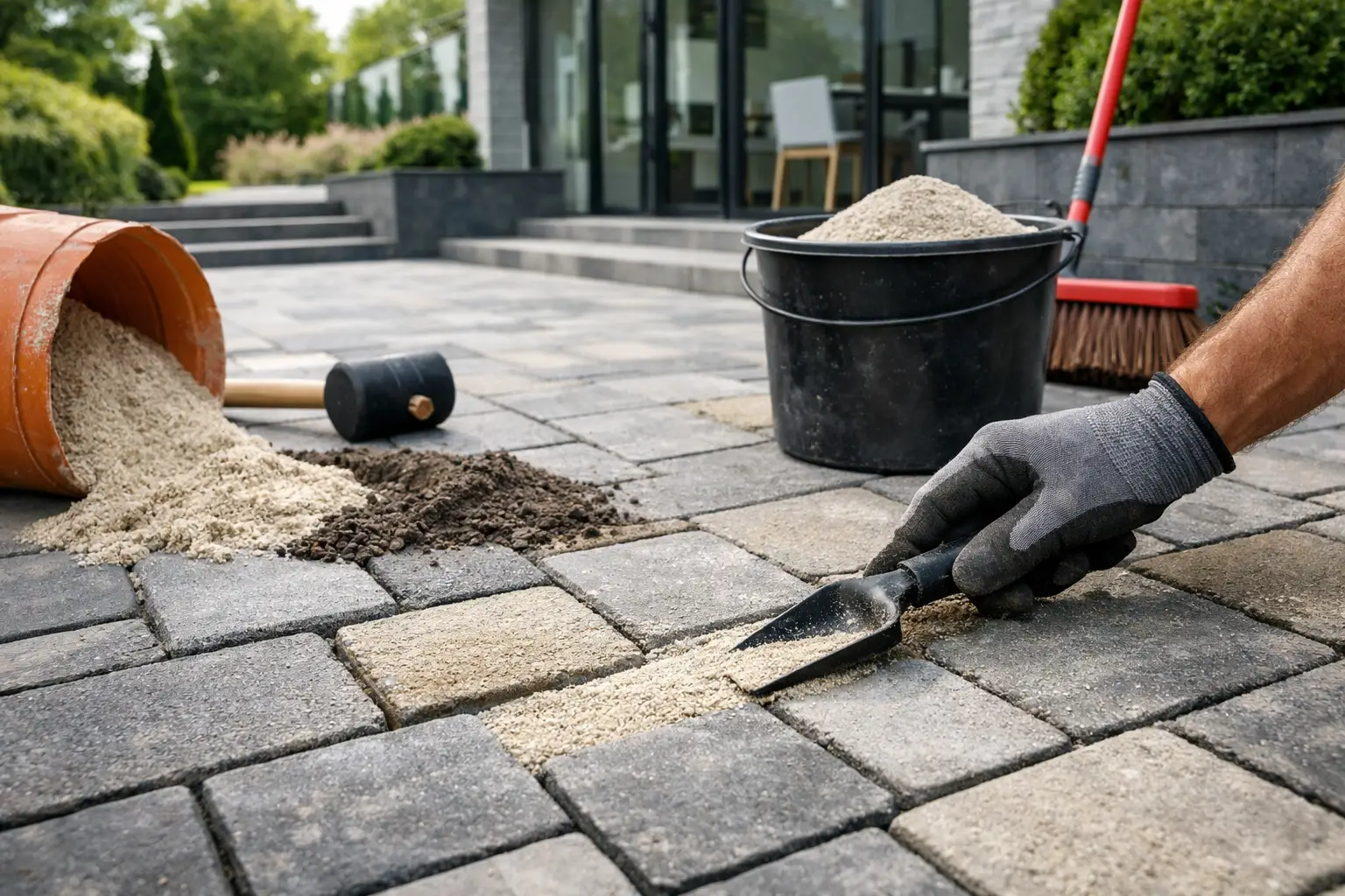 Polymeric sand replacement Montreal
