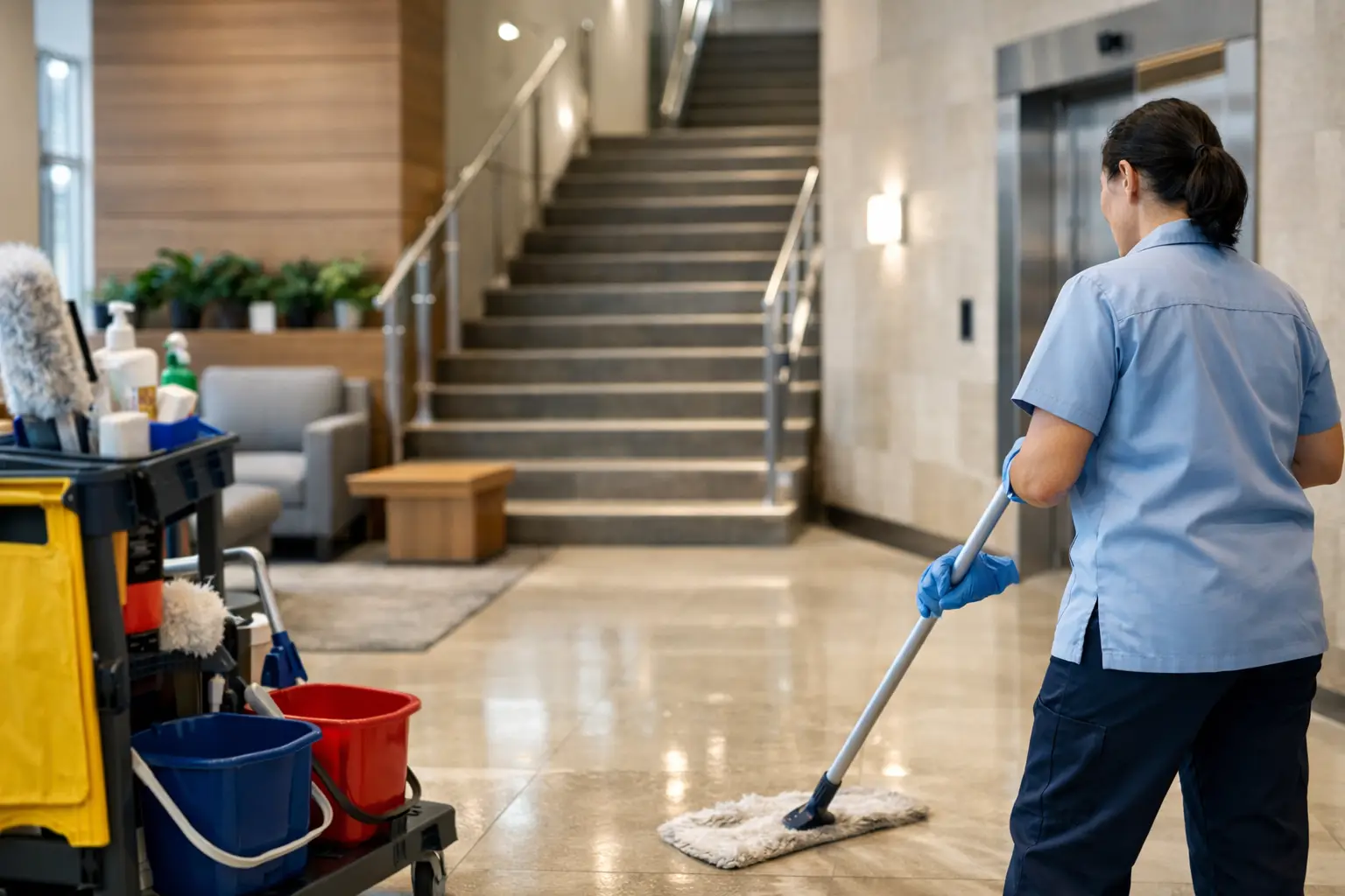 Properly managed common-area cleaning