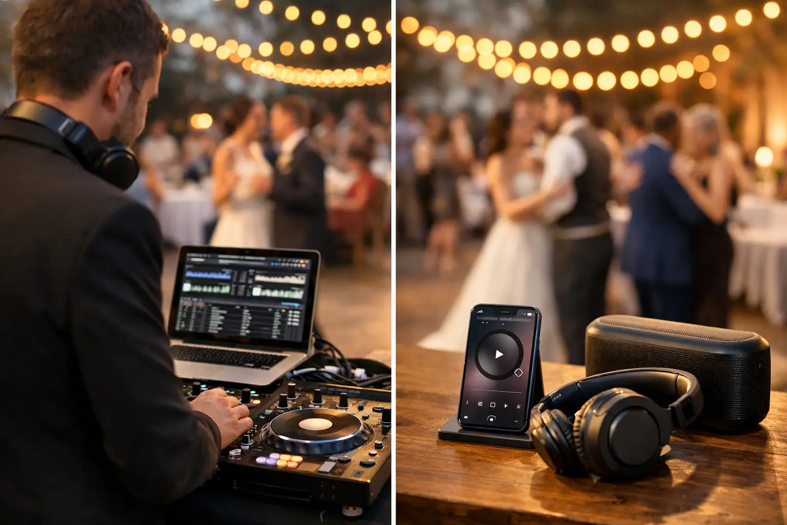 DJ Versus Playlist Wedding Reception: Which Works?
