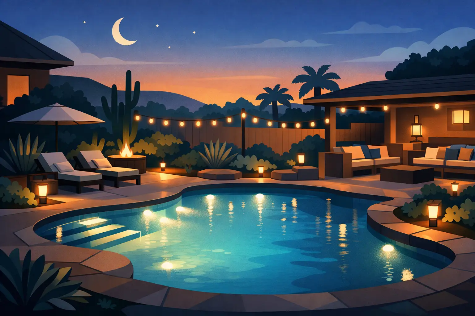How to Plan Pool Lighting for a Texas Backyard