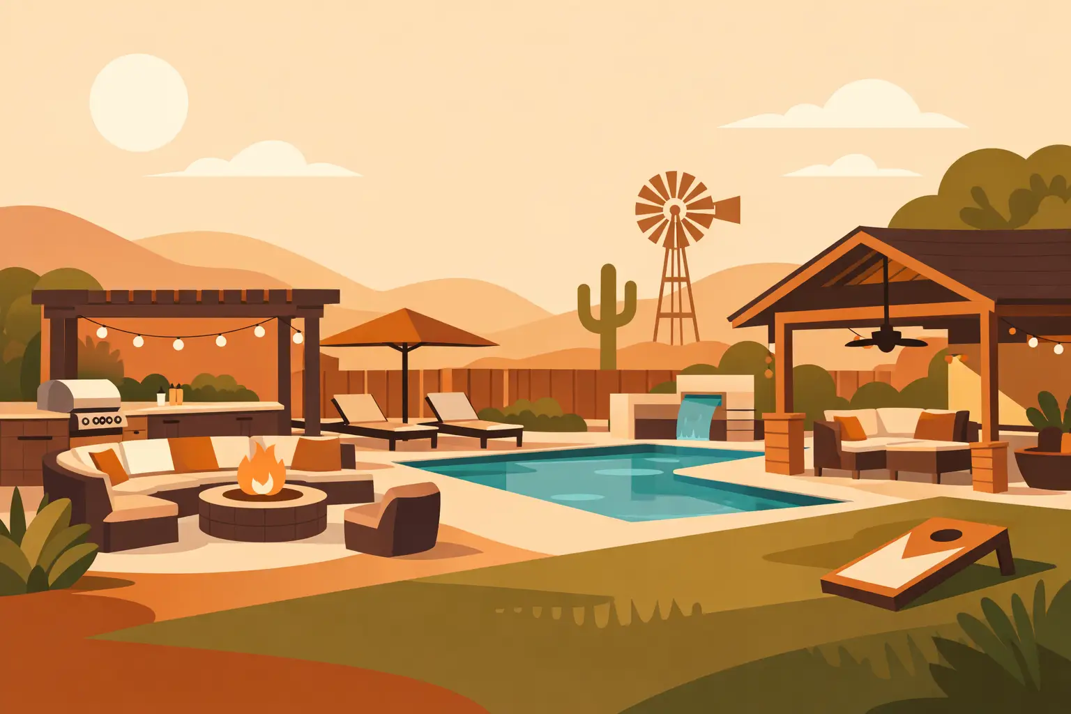 Backyard Entertainment Space Guide for Texas Homes