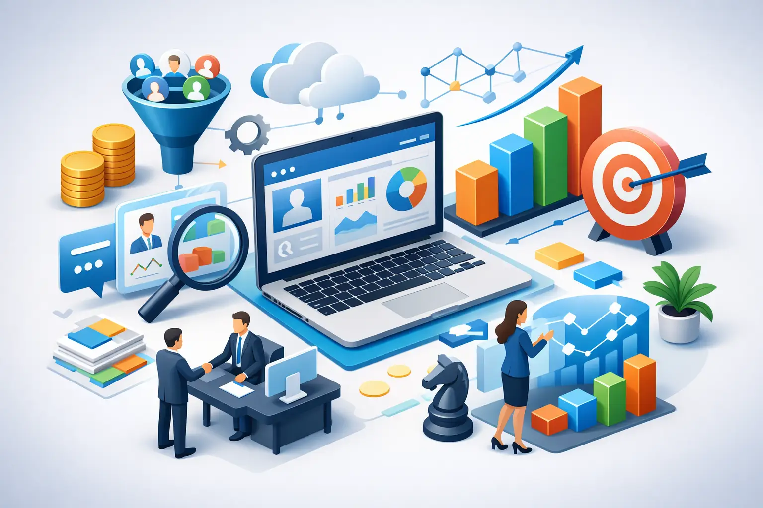 מערכת CRM לעסקים שבונה שליטה וצמיחה