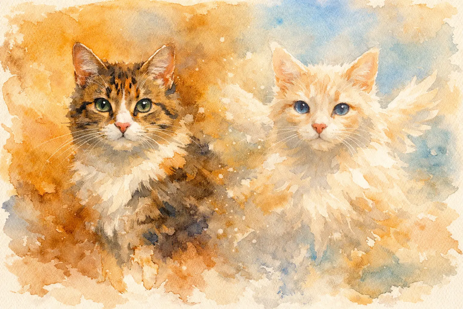 A Memorial Cat Portrait Transformation Story