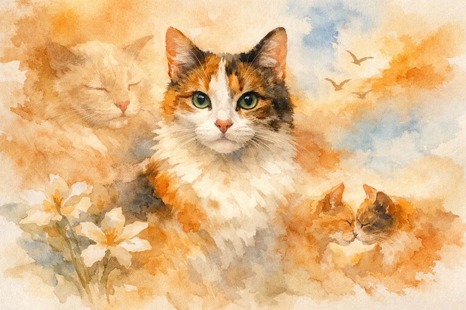 Cat Memorial Watercolor Portraits That Keep Love Close
