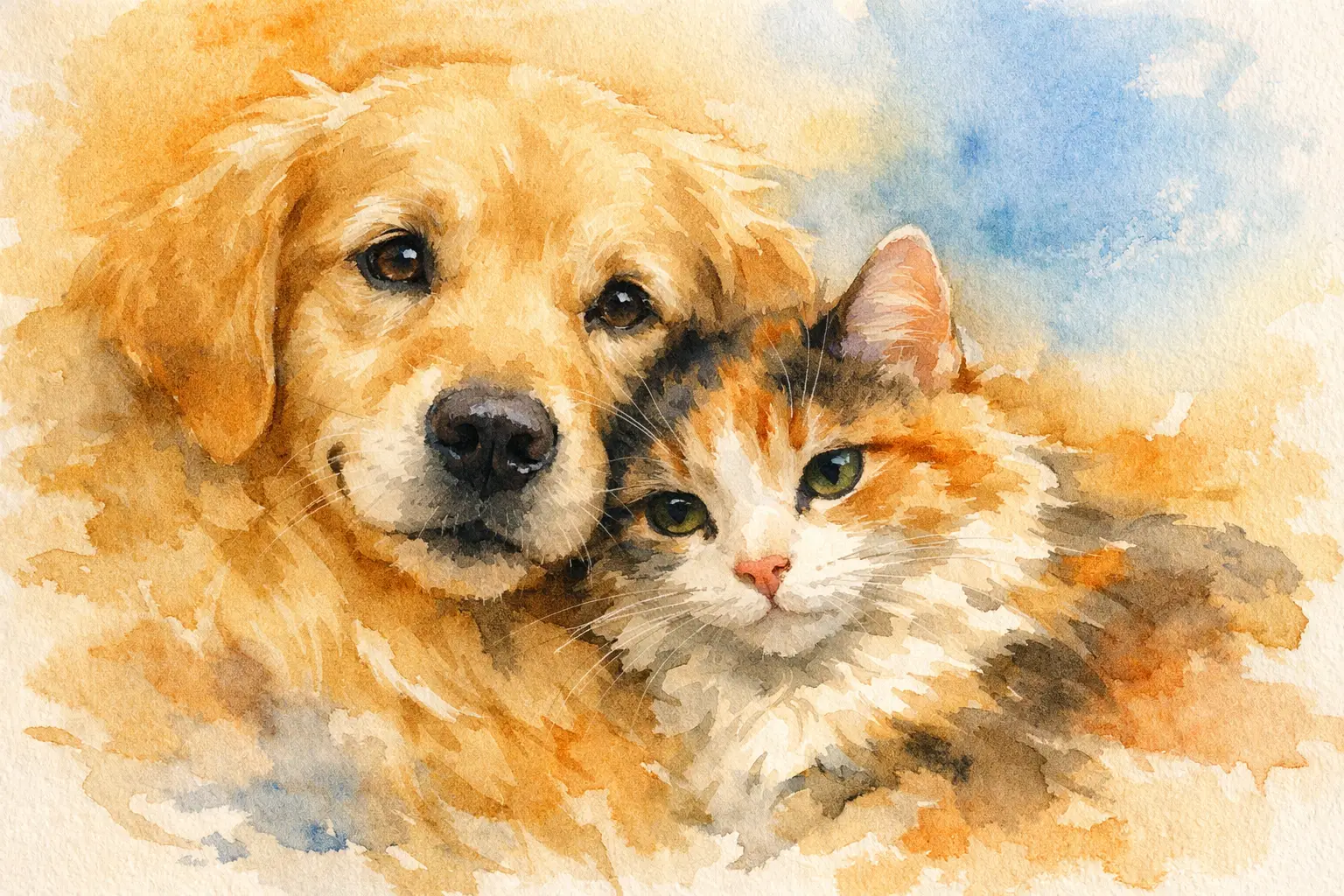 An Affordable Custom Pet Portrait to Keep Close