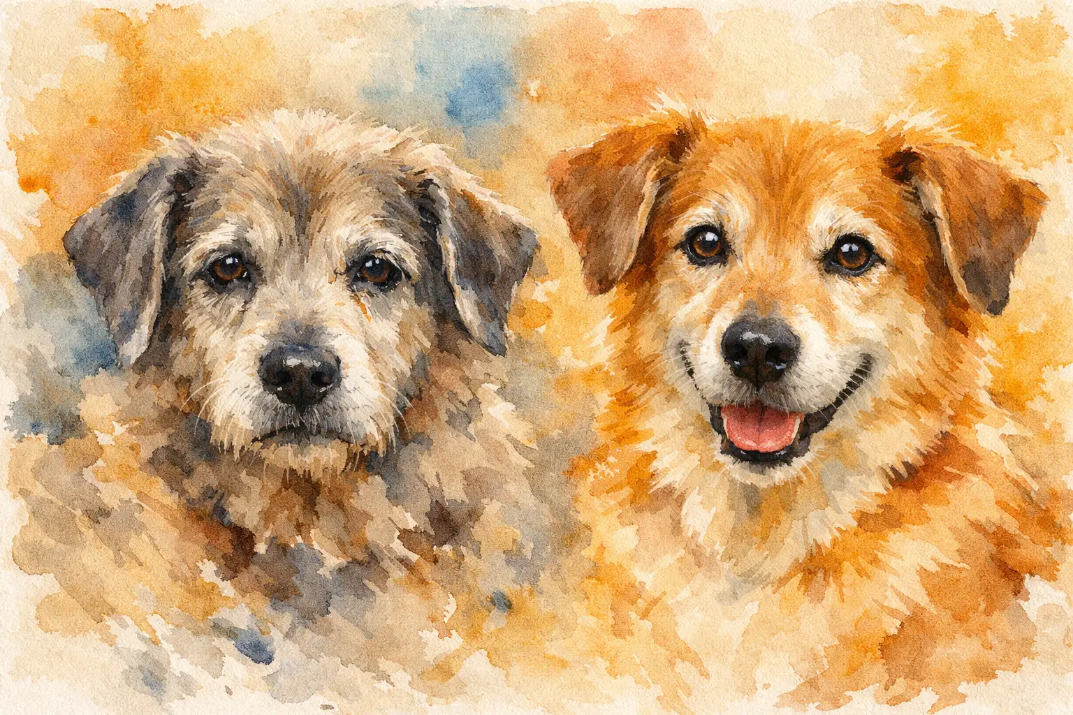 A Senior Dog Portrait Transformation That Feels True
