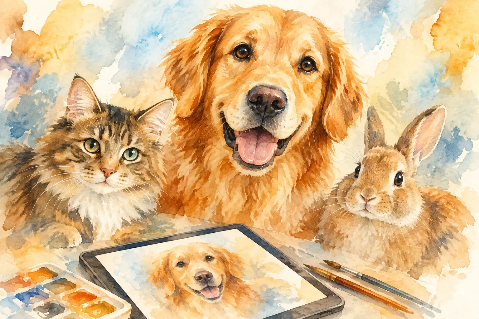 Guided Portrait Tools Compared for Pet Families