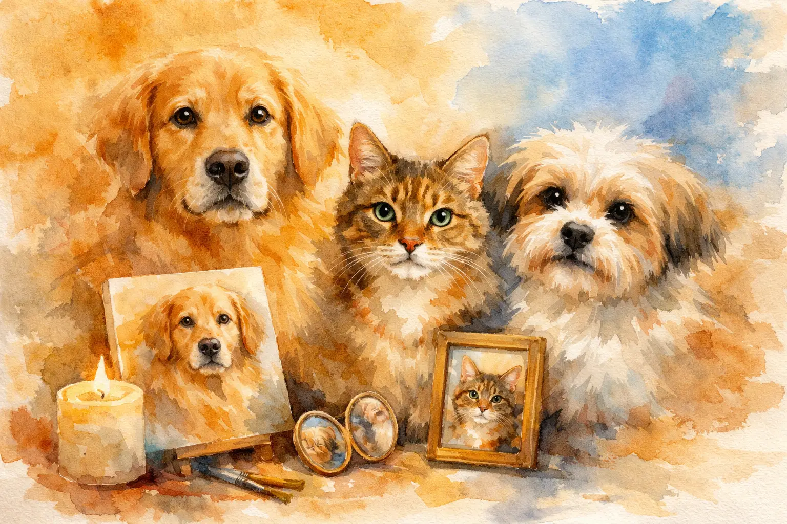 Choosing a Portrait Keepsake After Pet Loss