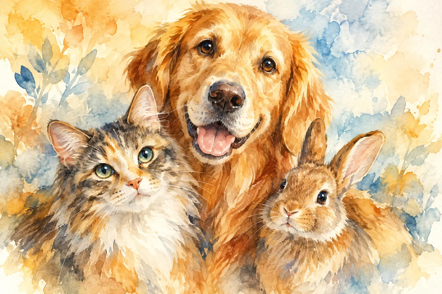 Can One Portrait Include Pets You Love Most?