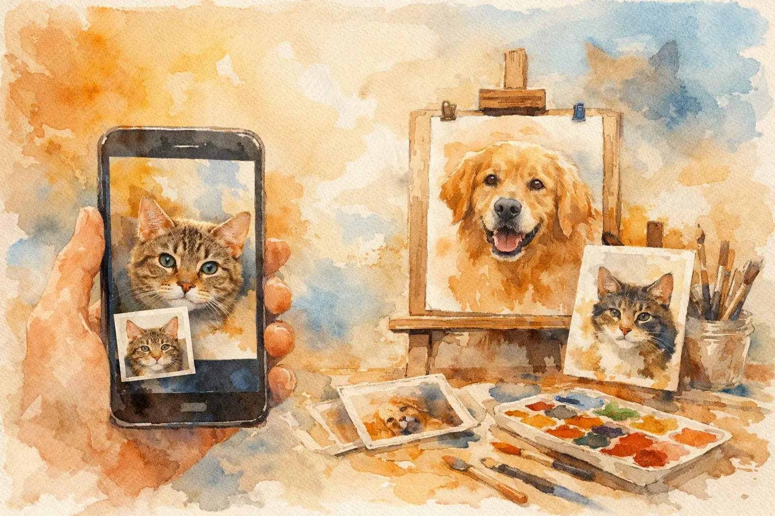 How to Upload a Photo for a Pet Portrait