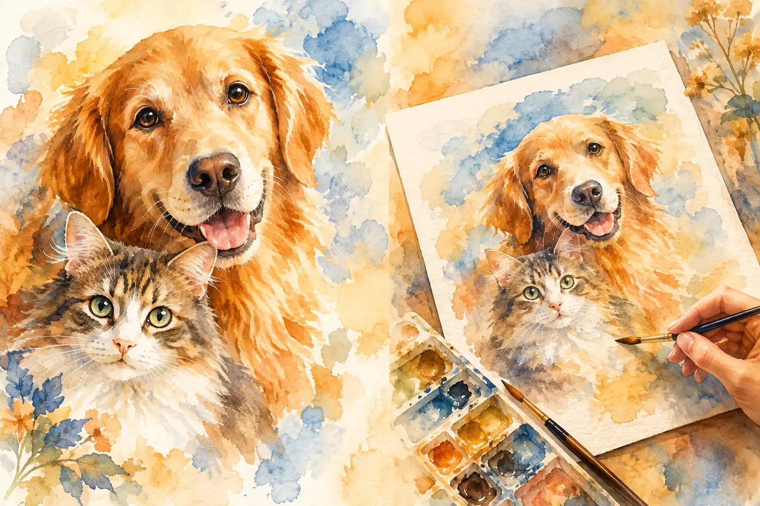 Pet Portraits Versus Commissions for Lasting Love