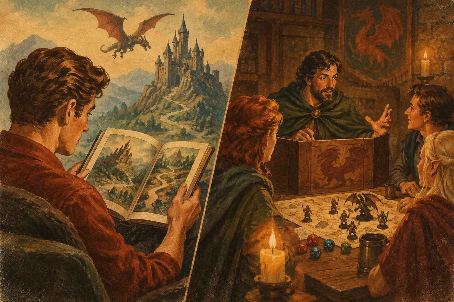 Gamebook Versus Tabletop Roleplay for Fantasy Fans