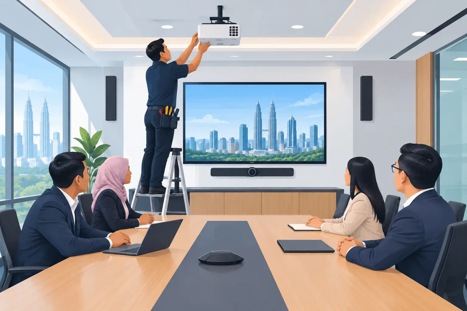 What Office AV Maintenance Services Should Cover