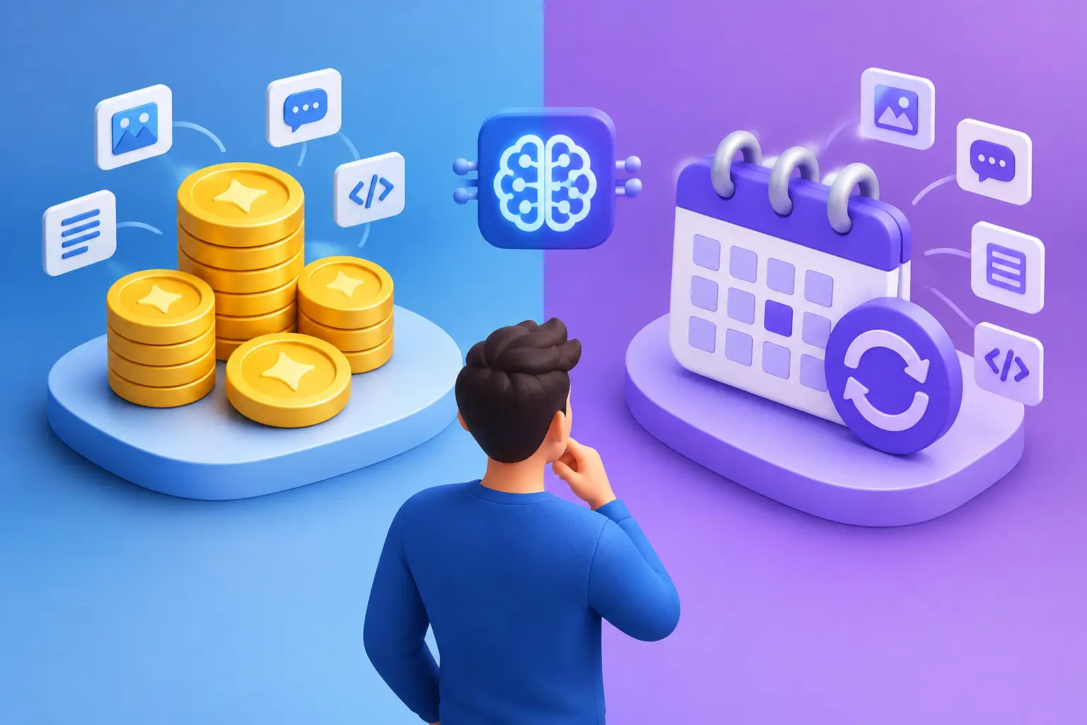 Credits Versus Subscriptions for AI Users