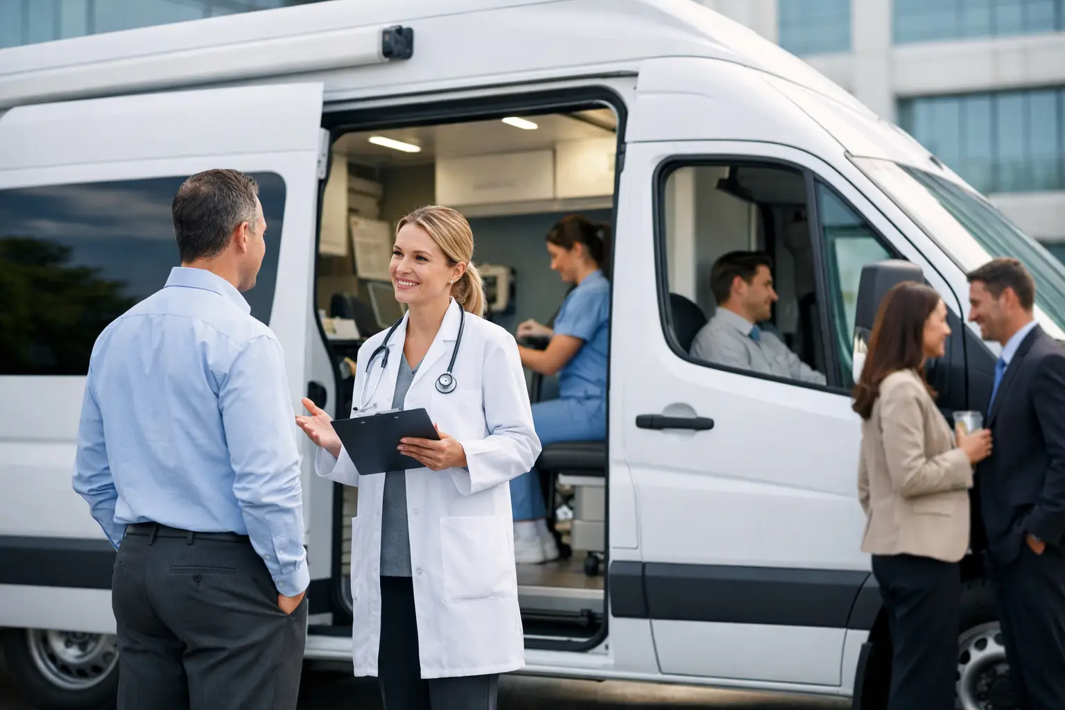 Unidad médica móvil para empresas: cuándo conviene