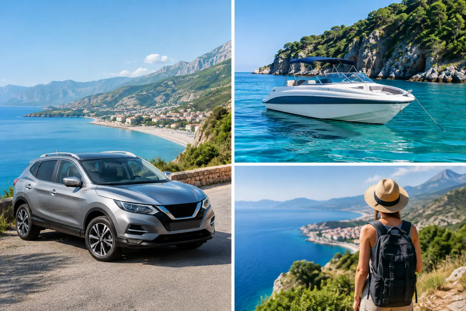 Albania Rentals for Cars, Boats and Day Trips