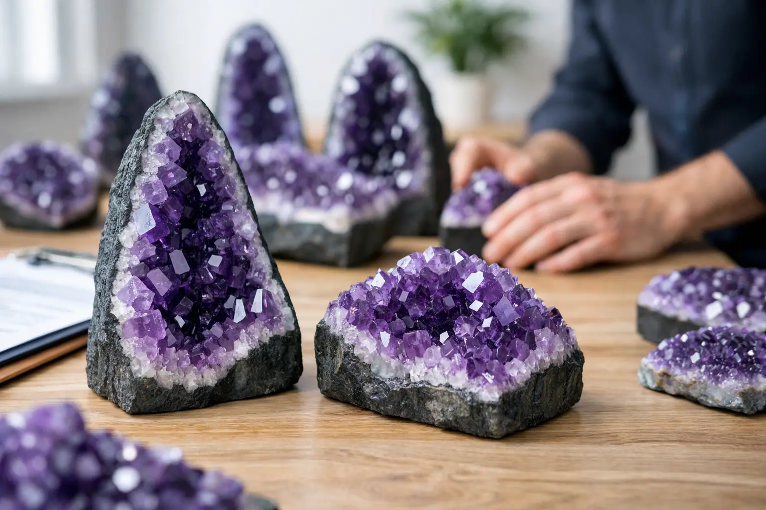 Amethyst Drusen für Wiederverkäufer richtig wählen