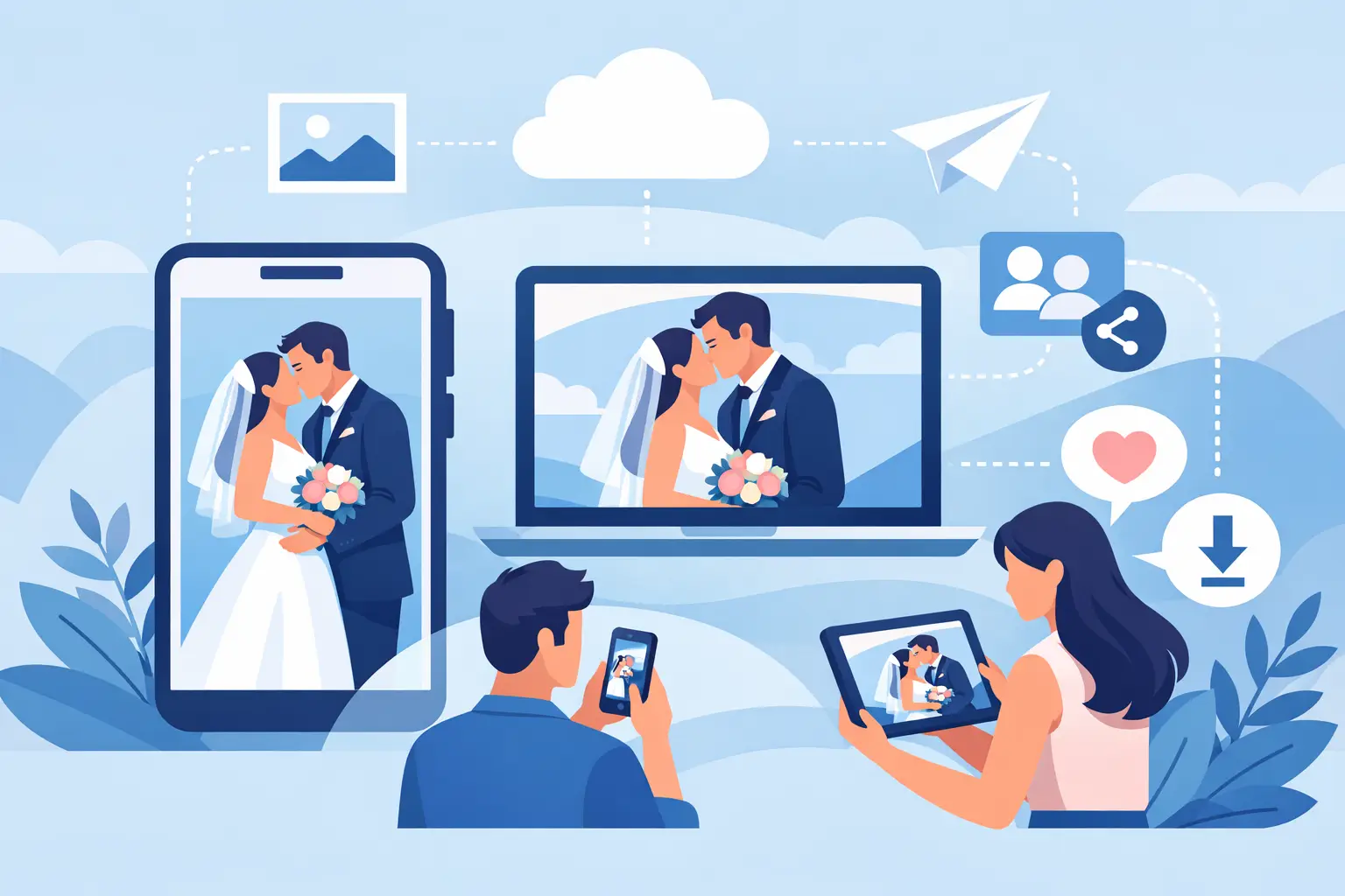 Full Resolution Wedding Photo Sharing Guide