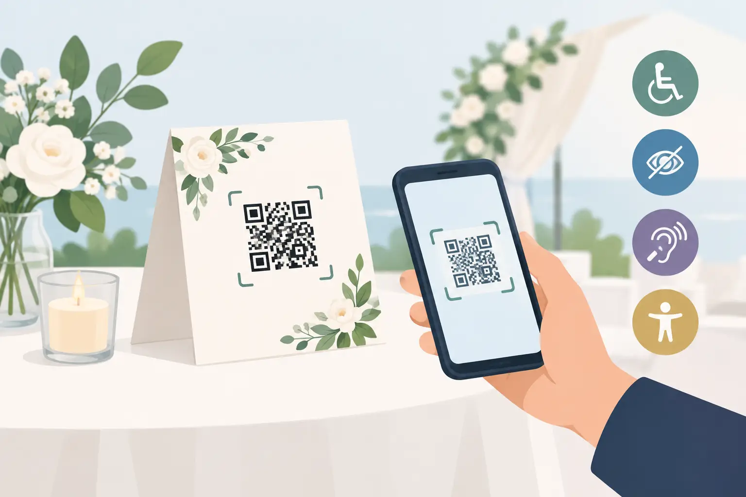 How to Plan Accessible Wedding QR Cards Well
