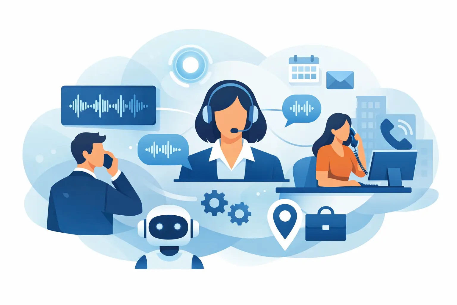 How Does an AI Voice Receptionist Work?