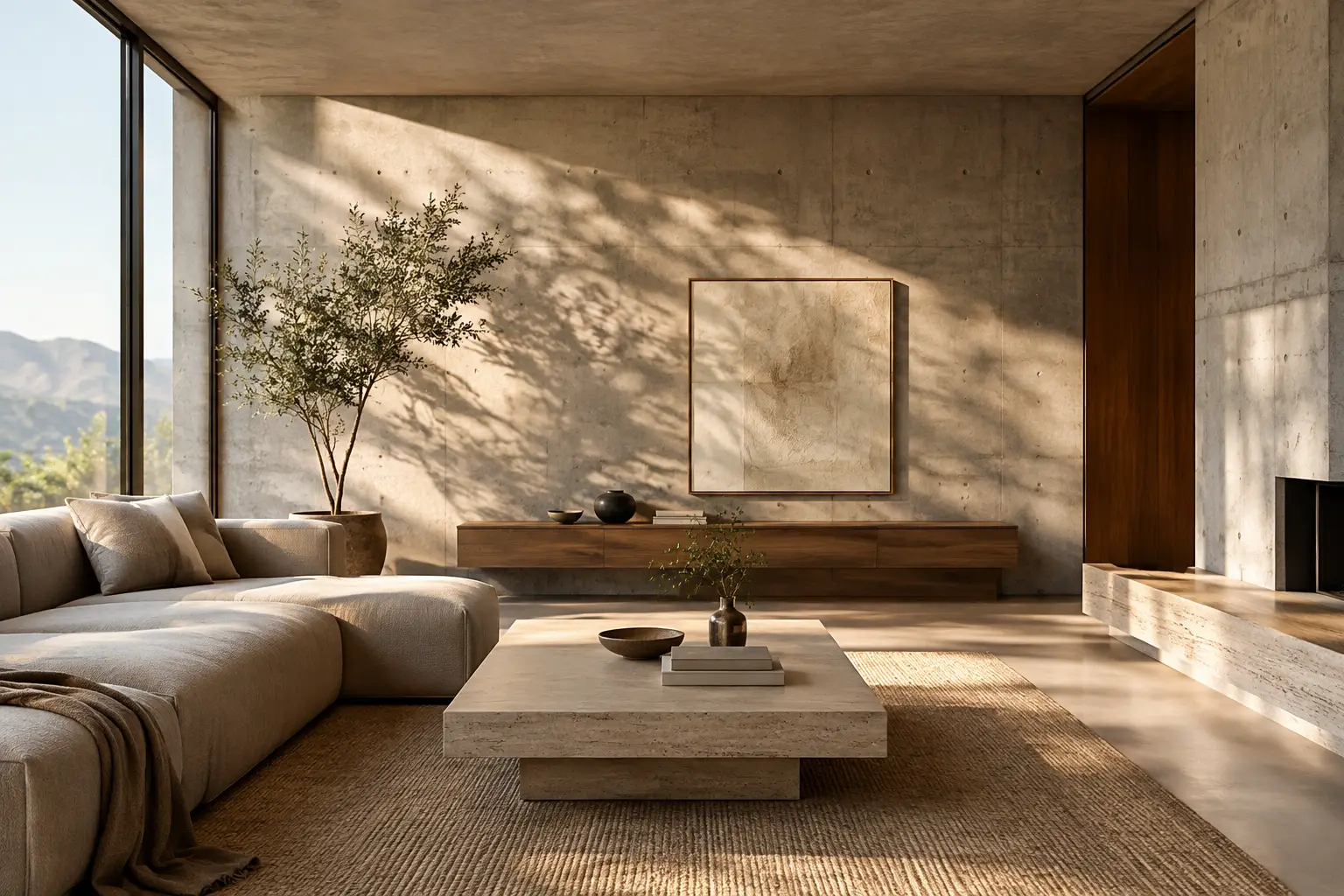 Concreto aparente: resistencia en interiores residenciales