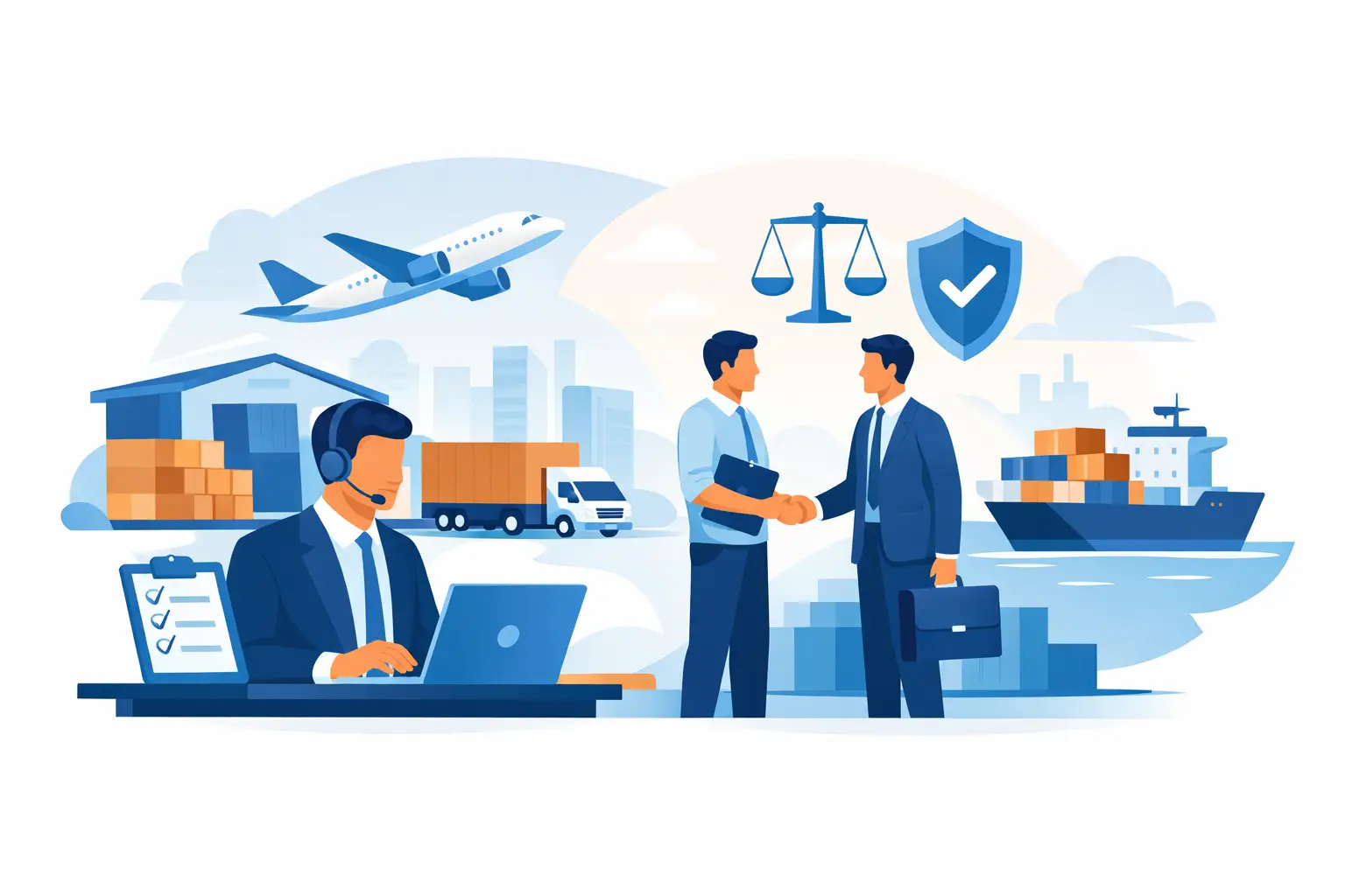 وكيل شحن دافزا وكيف تختار شريكاً يتحمل المسؤولية