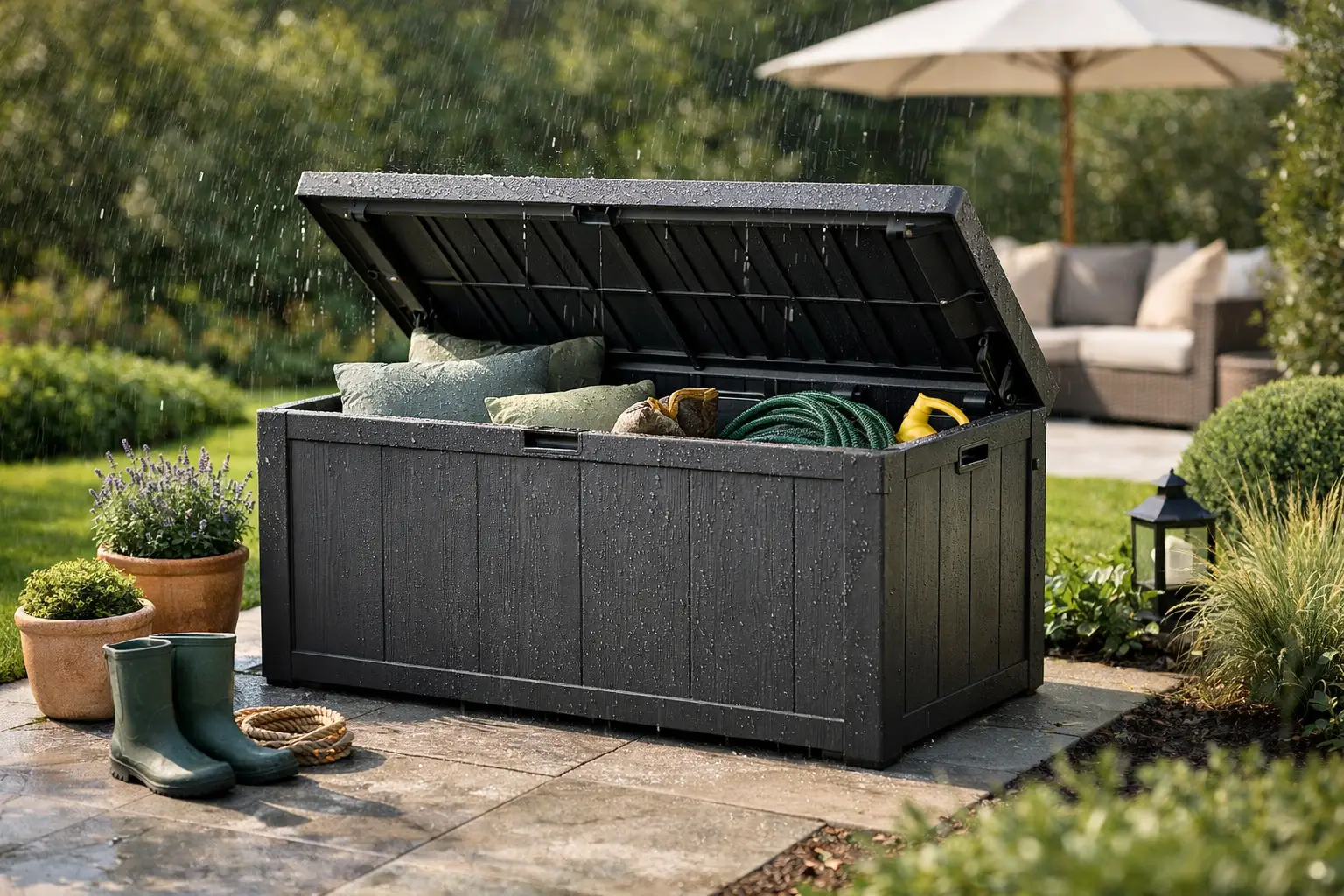 Garten Aufbewahrungsbox wetterfest kaufen