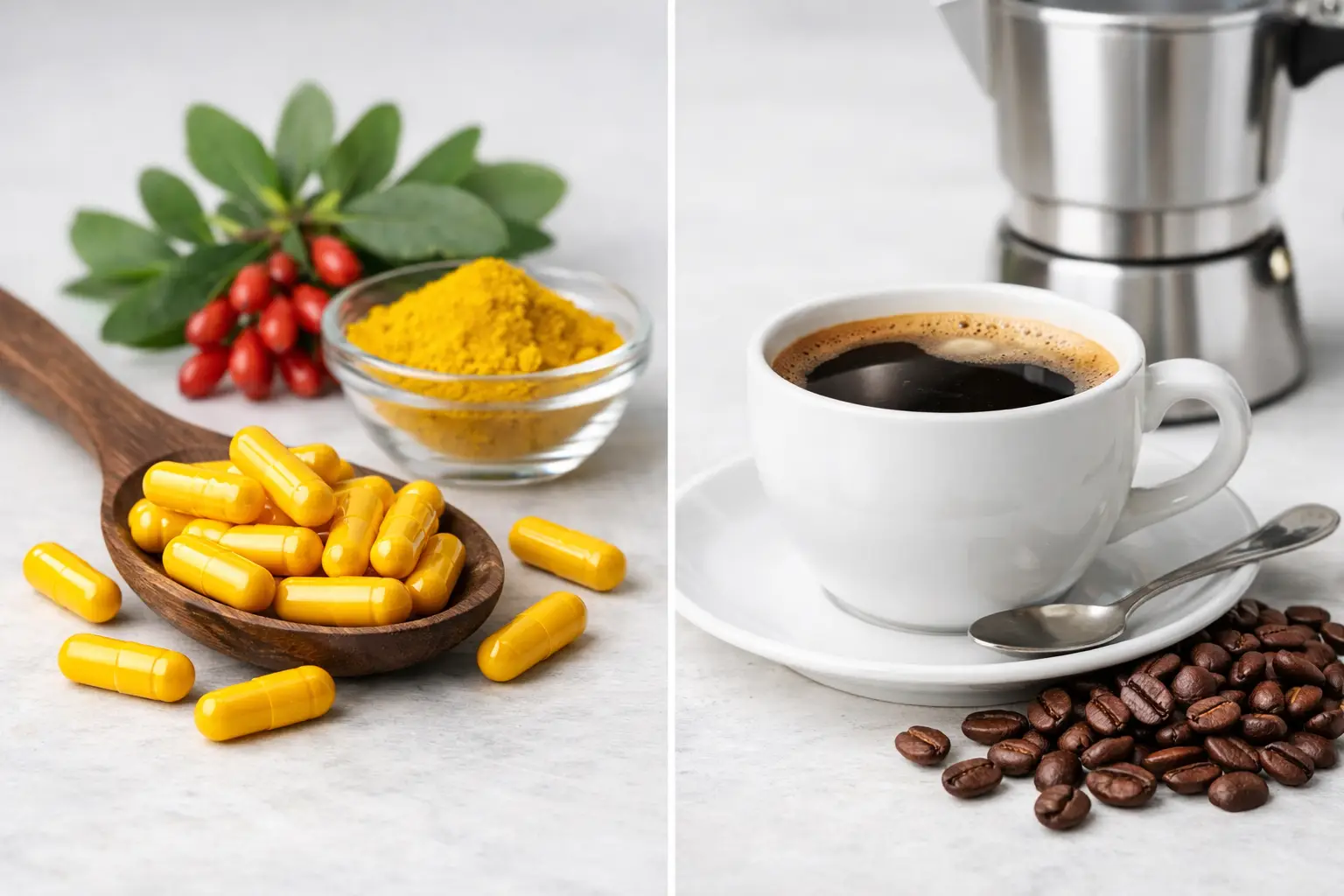 Berberine Versus Caffeine: What Changes?