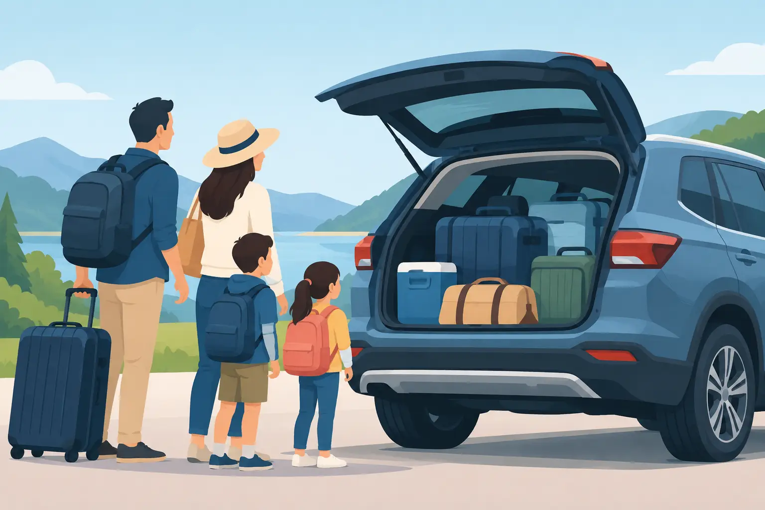 Best Vehicles for Family Luggage: What Fits?