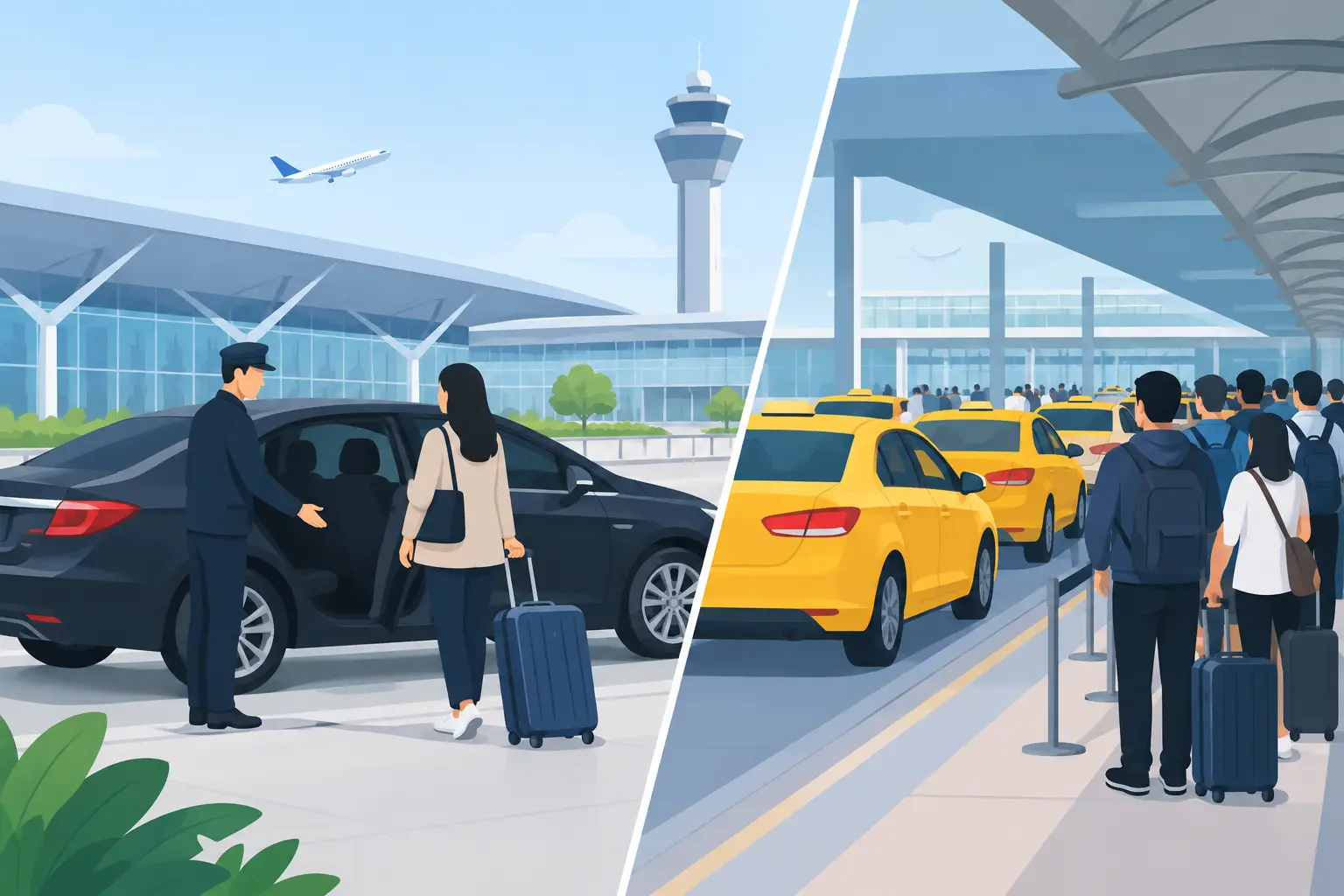 Prebooked Transport Versus Taxi Queues at KLIA