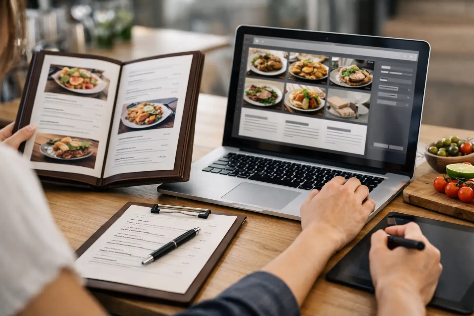 Como atualizar cardápio sem retrabalho