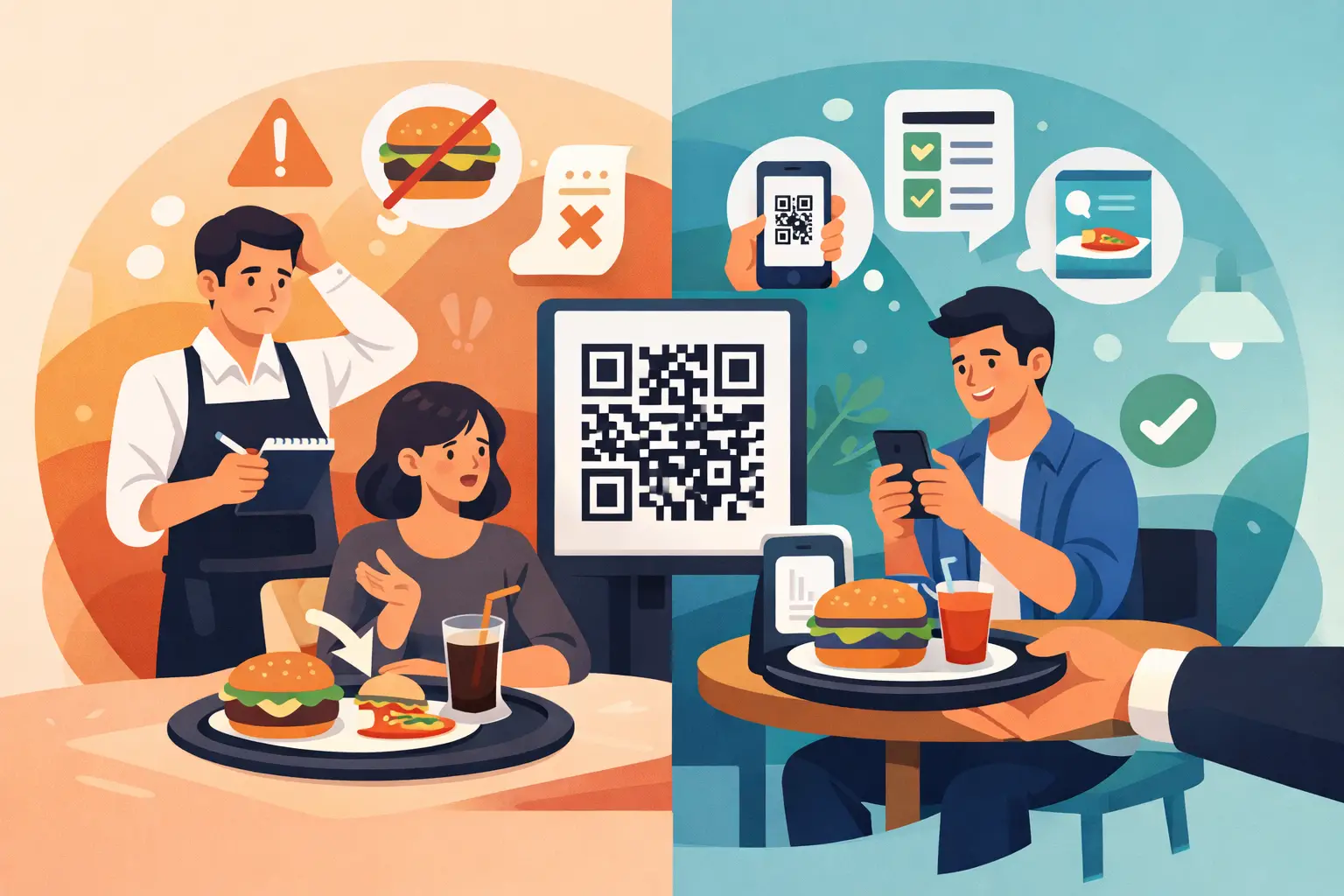 Como reduzir erros no pedido com QR