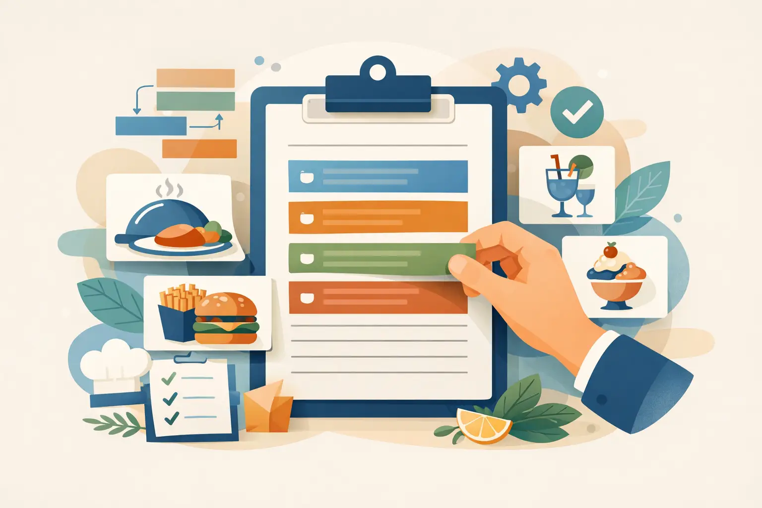 Como organizar categorias no cardápio